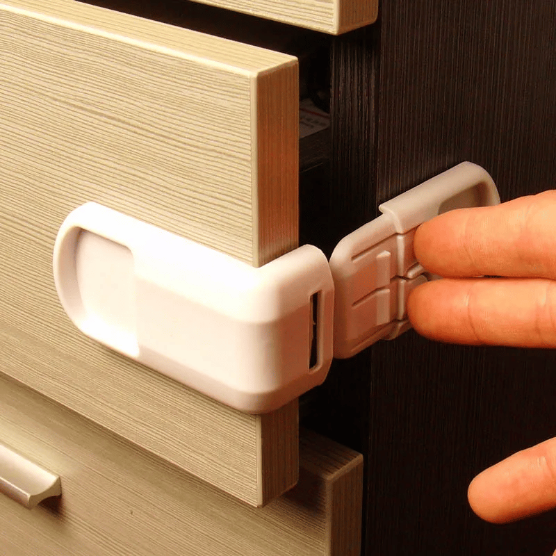 Plastic Baby Safety Drawer Locks👍