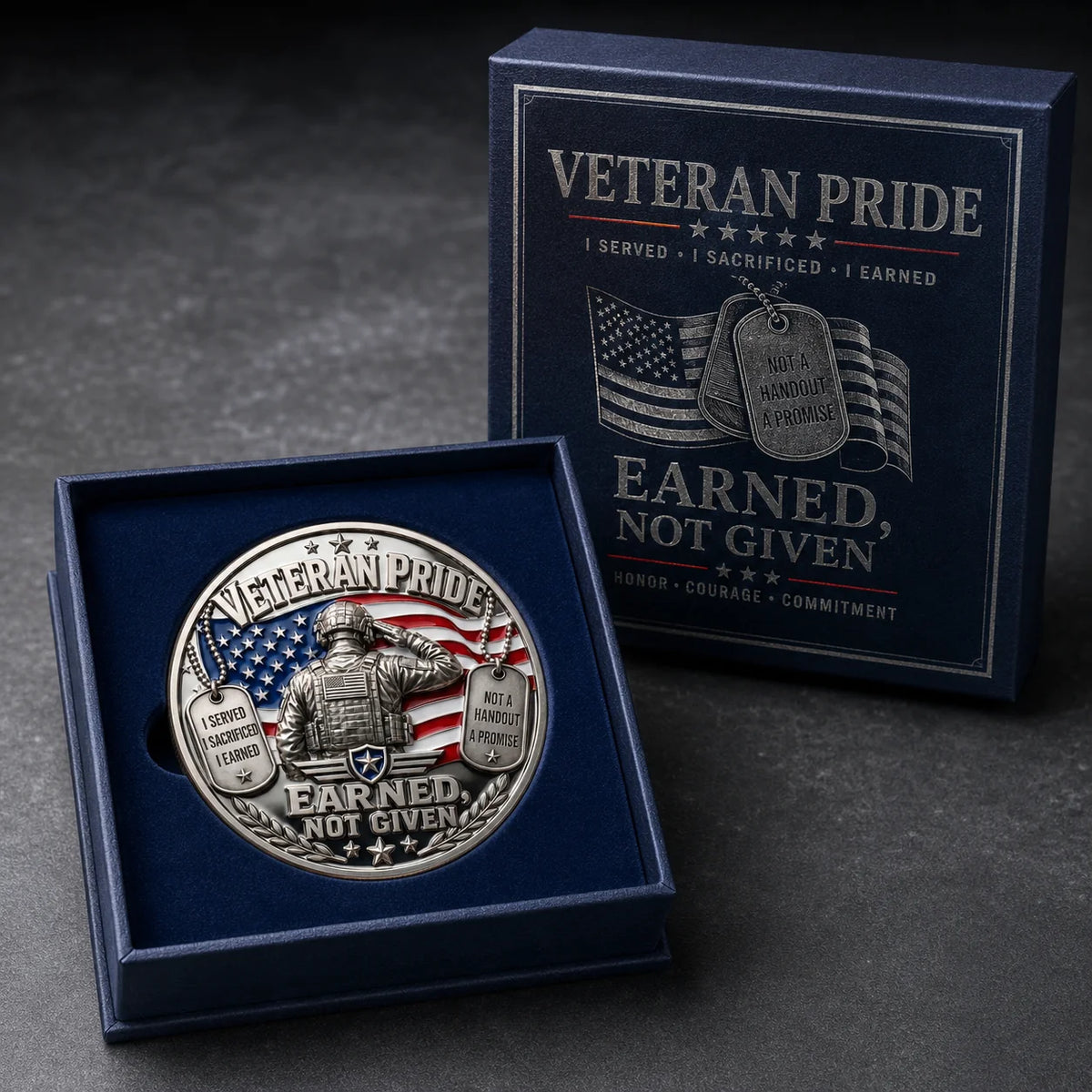 AmericanValor – Veteran Service Keepsake Coin