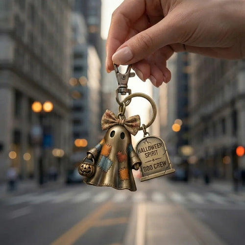 BooCharm – Halloween Ghost Keychain