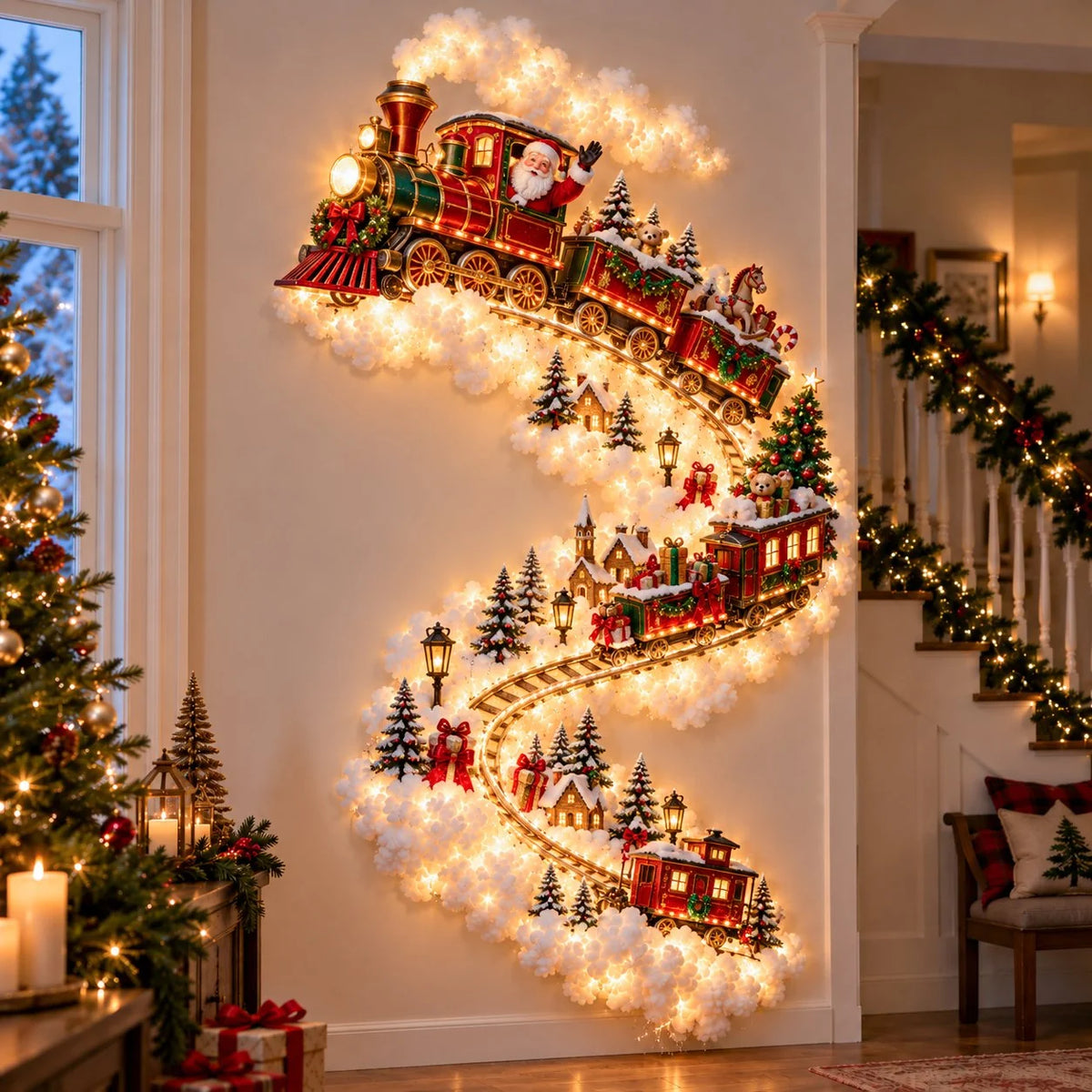 GlowHaven – Christmas Magic Trail Wall Light