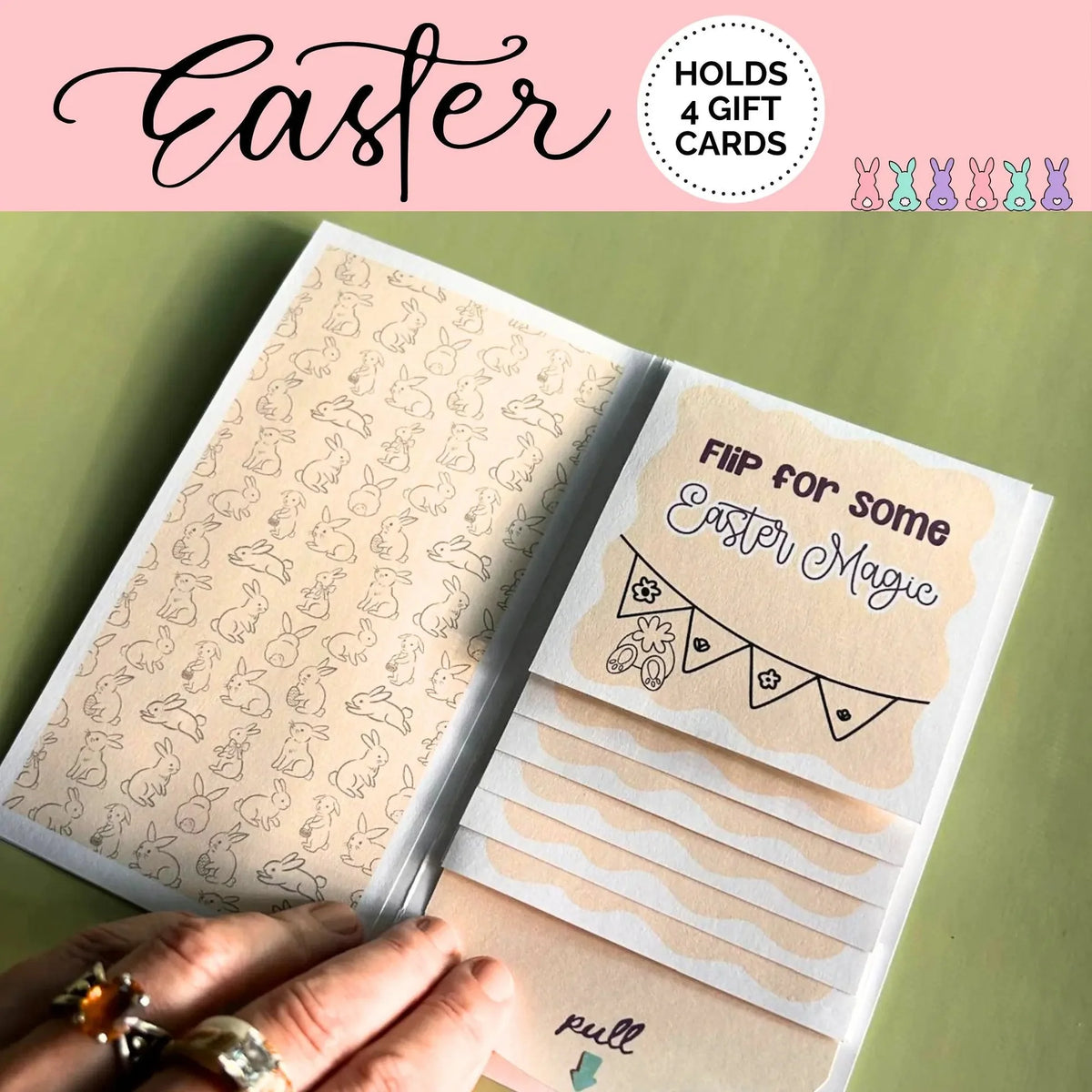 MerryMuse – Handmade Christmas Gift Card Holder Booklet