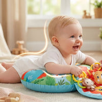 TummyBloom – Baby Tummy Time Play Mat & Pillow Set
