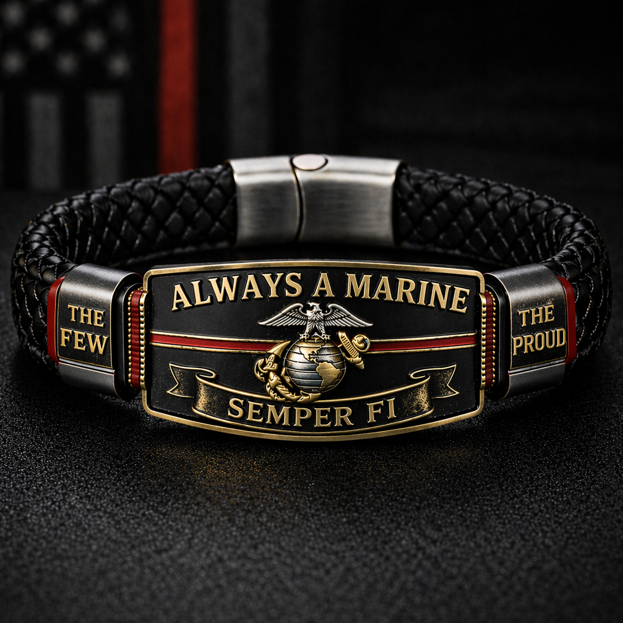 🏆Last Day Promo: 49% OFF - U.S. Marine Corps “Semper Fi” Bracelet —✈️ BUY 2 FREE SHIPPING