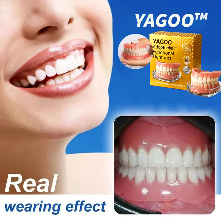 🌎Ends Today: 70% OFF! ⏰Yagoo™ Medical Full Denture with Strong Suctiond🦷Obtain American Dental Association (ADA) Certification
