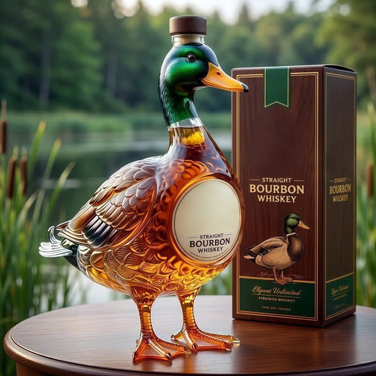 MallardCraft – 3D Flying Duck Bourbon Collector Bottle
