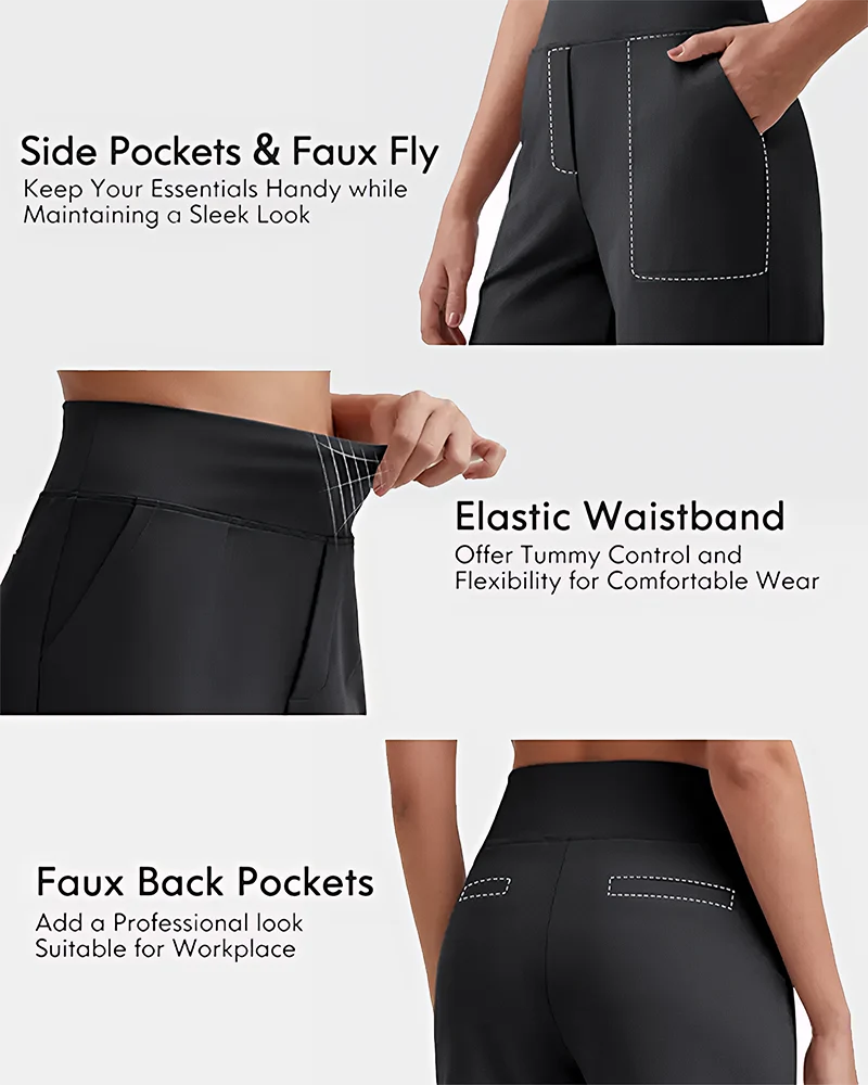 FlexEllea – High-Waisted Athletic Bermuda Shorts