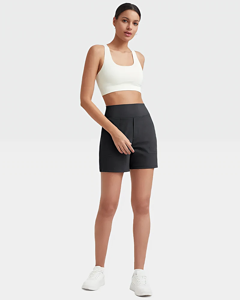 FlexEllea – High-Waisted Athletic Bermuda Shorts