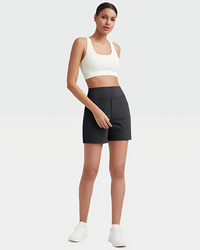 FlexEllea – High-Waisted Athletic Bermuda Shorts