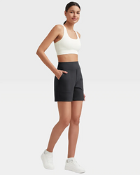 FlexEllea – High-Waisted Athletic Bermuda Shorts