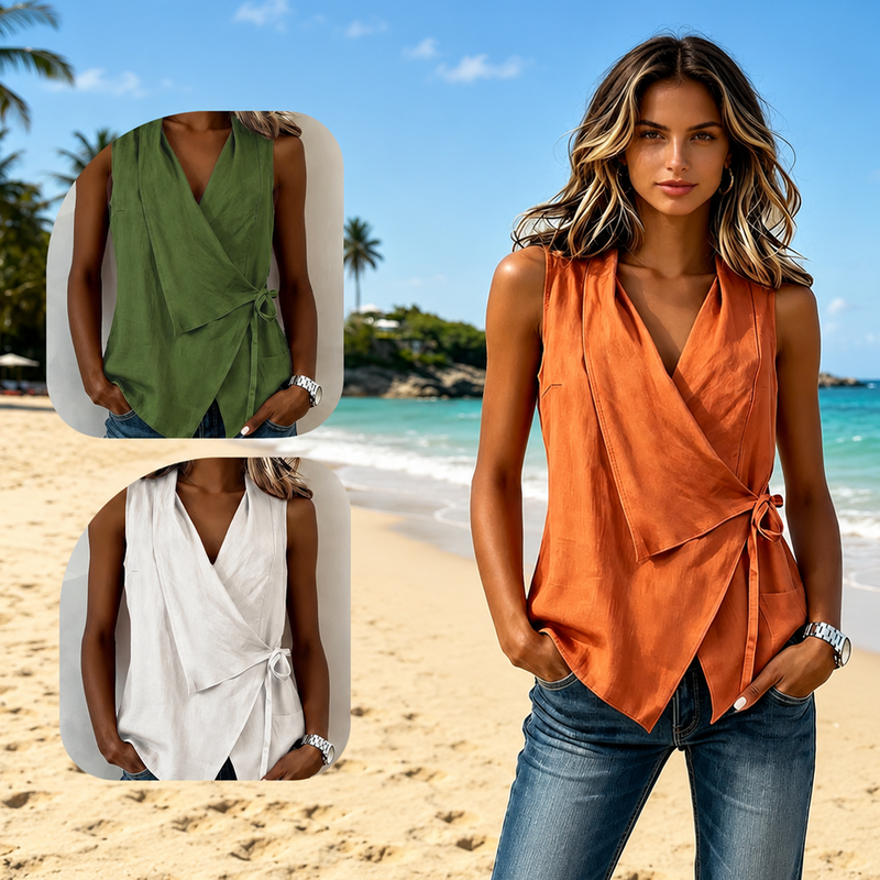 LunaTie – Crisscross Wrap Tank Top