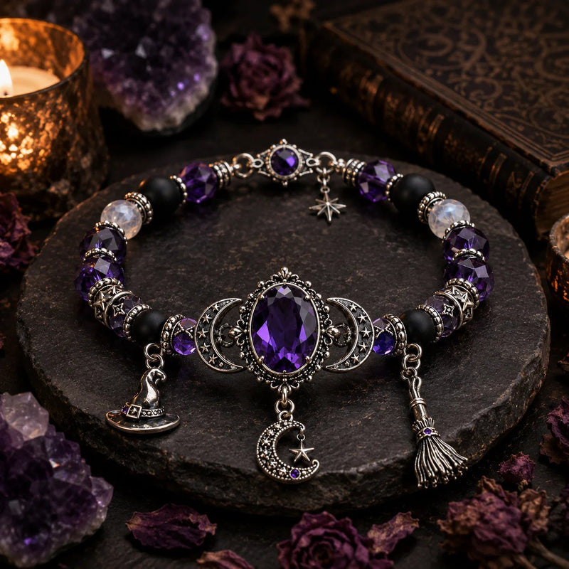LunaCharm – Crystal Moon Bracelet