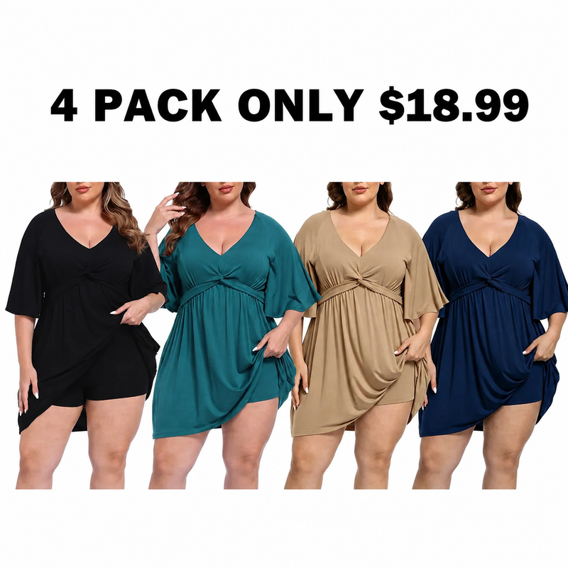 CurvaBelle – Plus Size Romper Dress