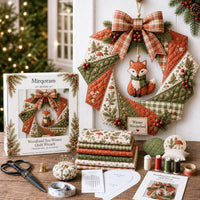 ChristmasCraft – Festive Fabric Wreath Making Kit