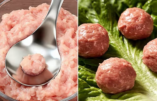 Spoonora – Stainless Steel Meatball Maker Spoon