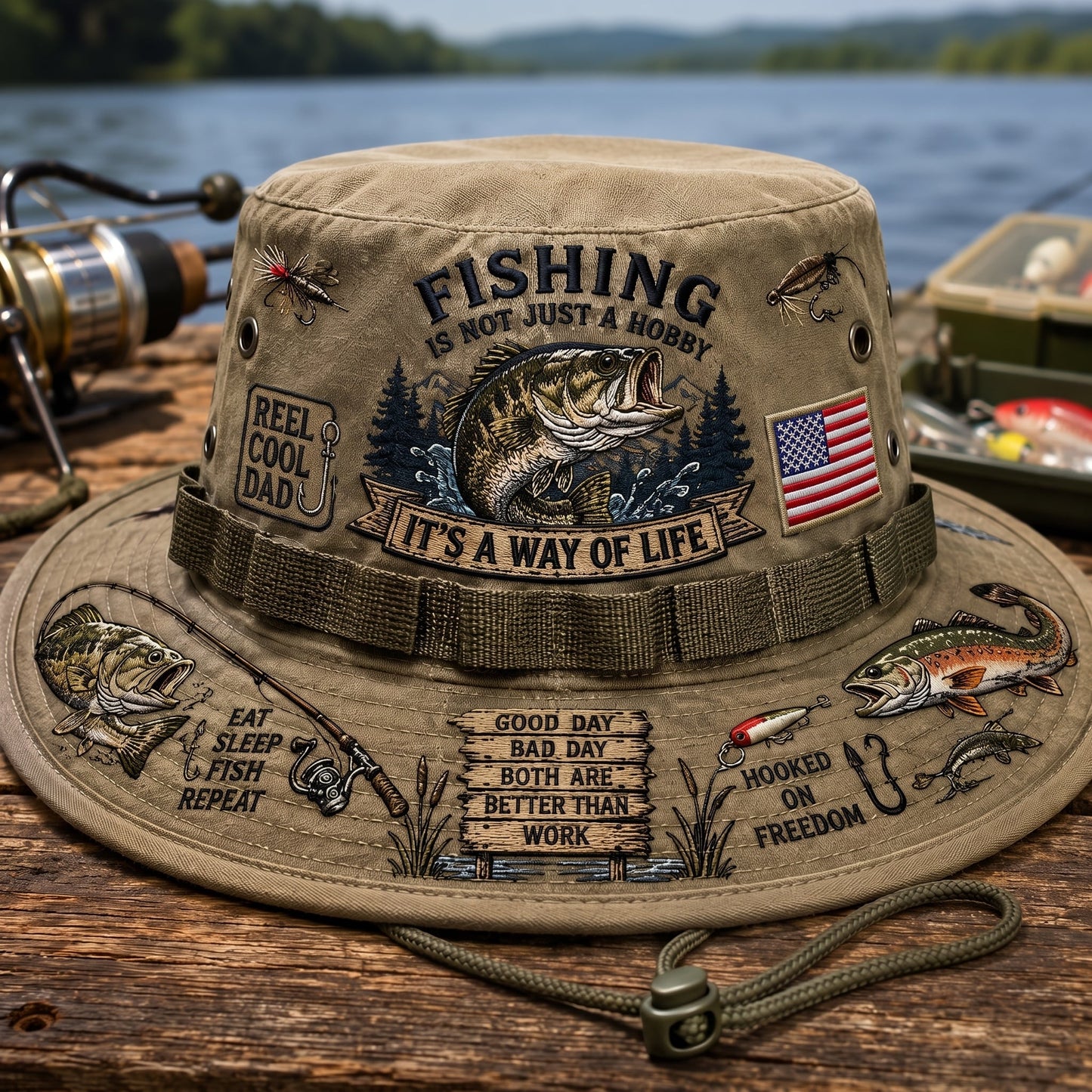 TrailGuard – Wide Brim Outdoor Fishing Hat