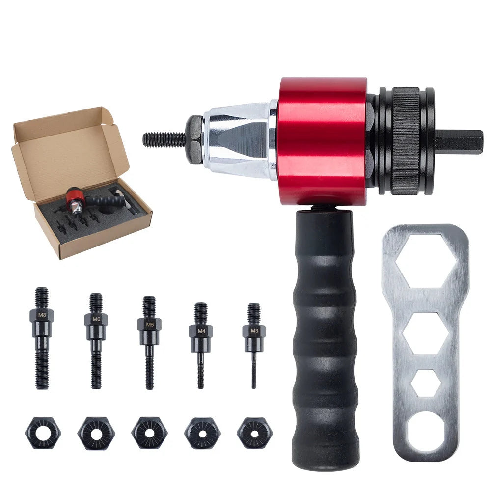 RivetPro – M3–M8 Electric Rivet Adapter Kit