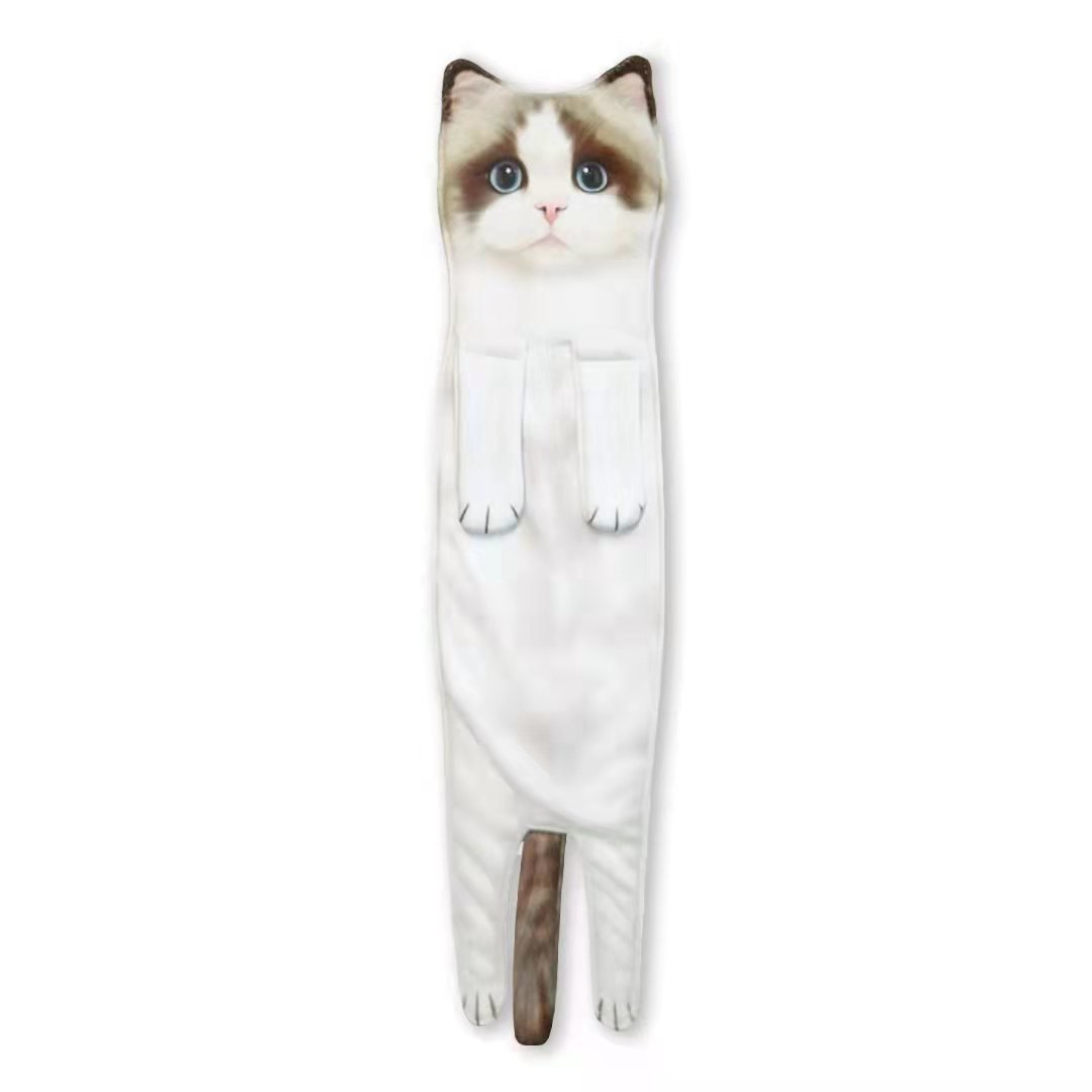 🎁 Funny Cat Hand Towels
