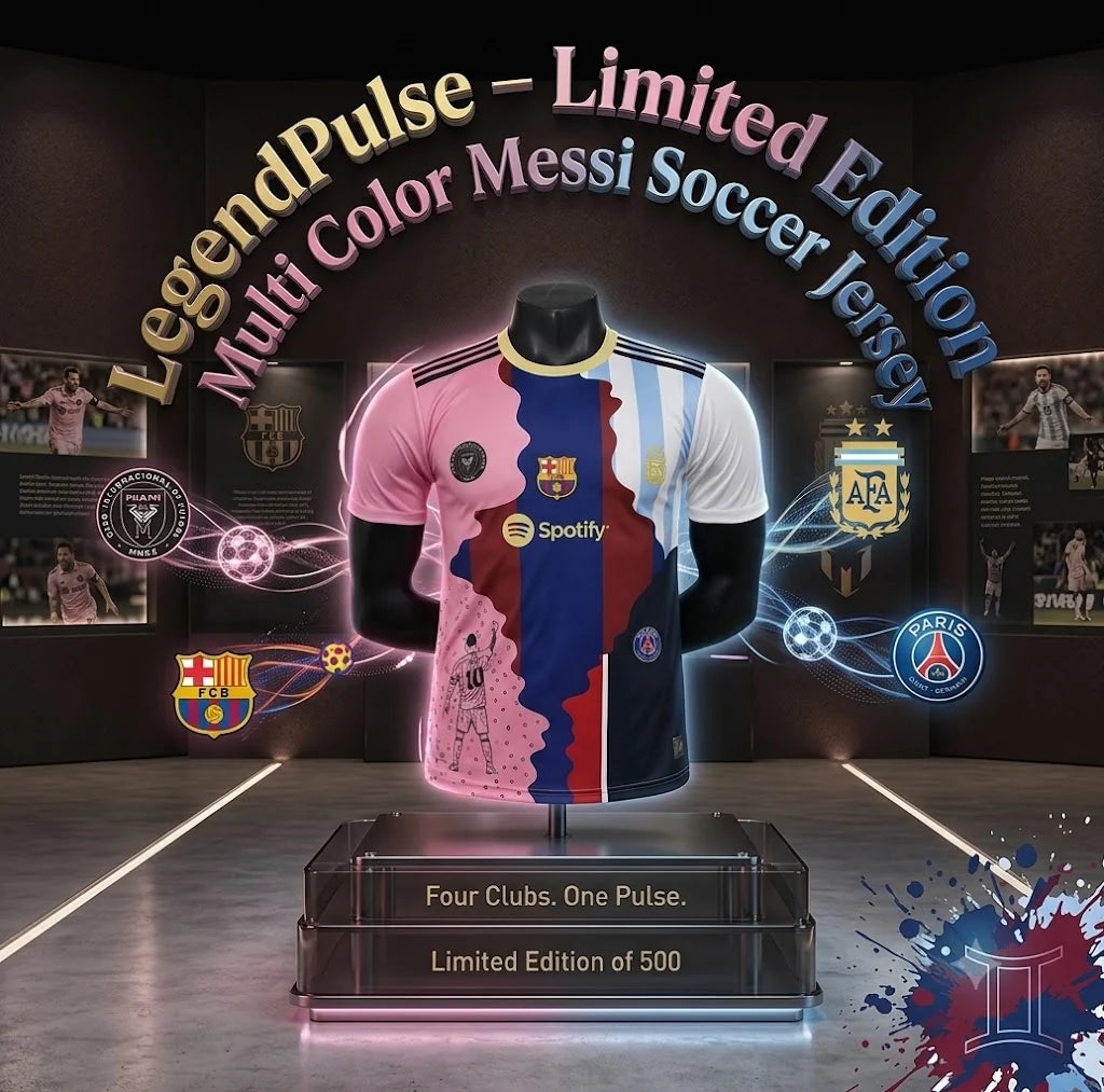 LegendPulse – Limited Edition Multi Color Messi Soccer Jersey