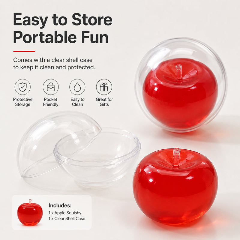 AppleEase – 8cm Slow-Rising Apple Squishy Stress Ball