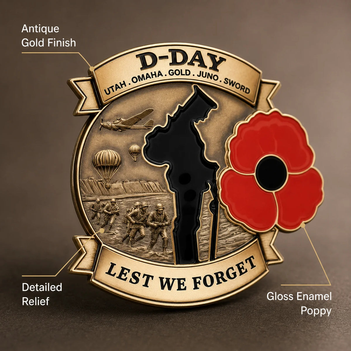 ReMemora – 80th Anniversary Commemorative Brooch