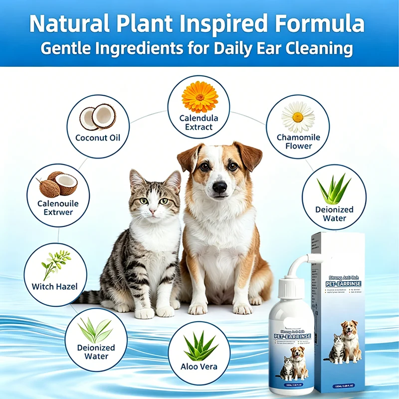 PawPure – Gentle Pet Ear Cleansing Solution