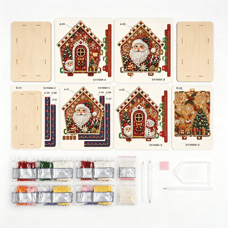 MerryCottage – Sparkling Christmas Diamond Art House