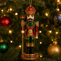 FreedomKing – 250th Anniversary Patriotic Christmas Ornament