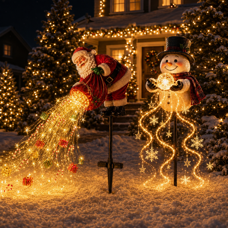 SantaShine – Solar-Powered Christmas Yard Decor