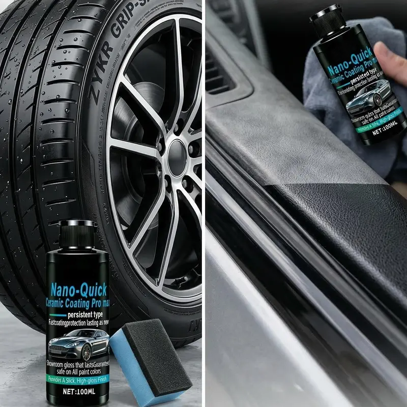 CeramiGlow – High-Gloss SiO₂ Car Ceramic Coating