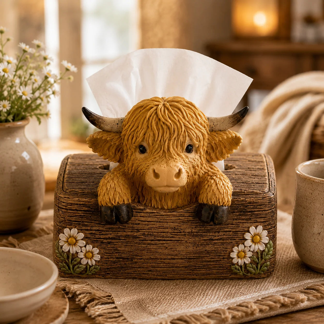 FarmCharm – Cute Highland Cow Décor