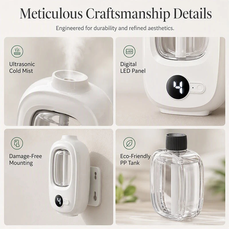 AromaFlex – Rechargeable Automatic Fragrance Diffuser