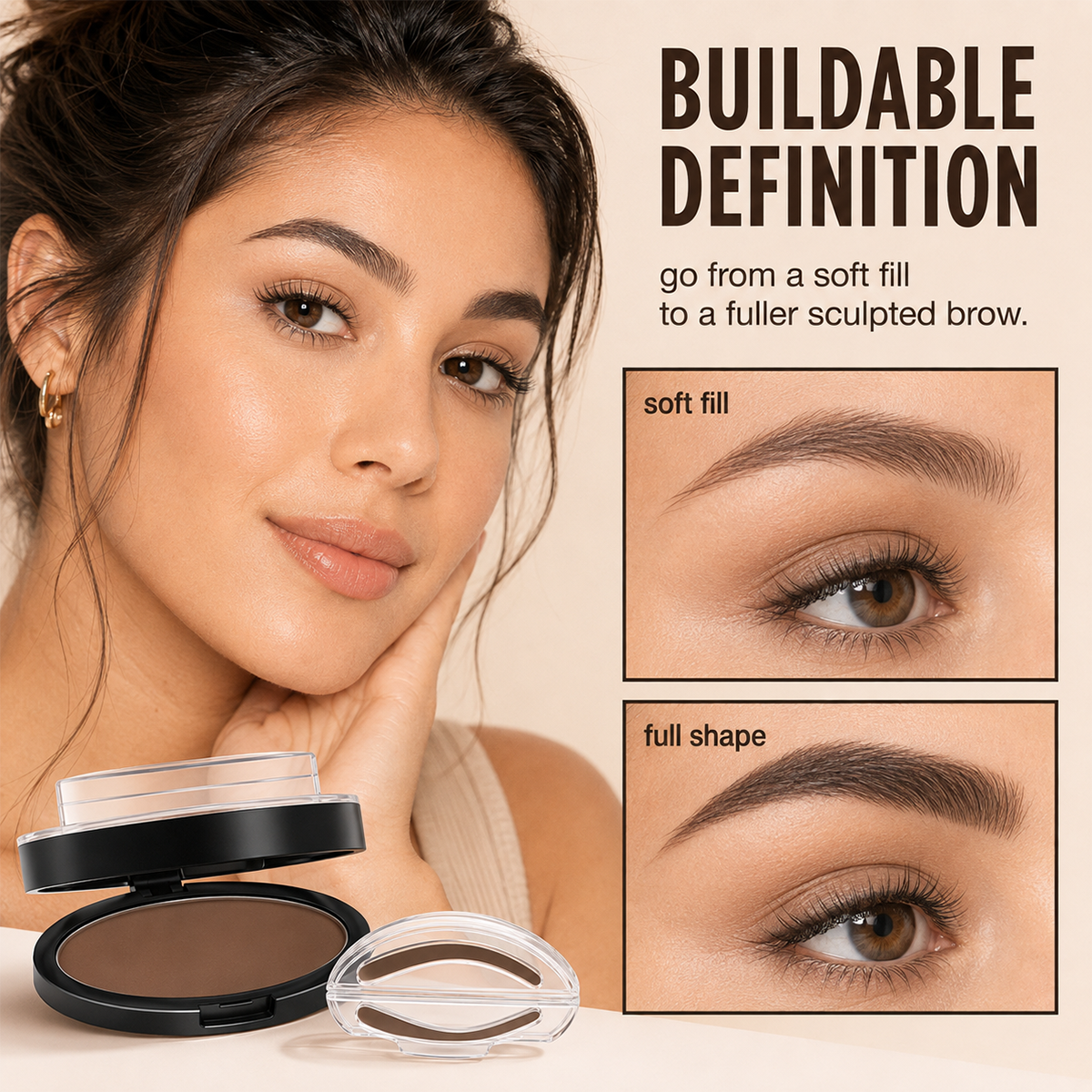 BrowVanta – 3-In-1 Eyebrow Stamp & Powder Kit