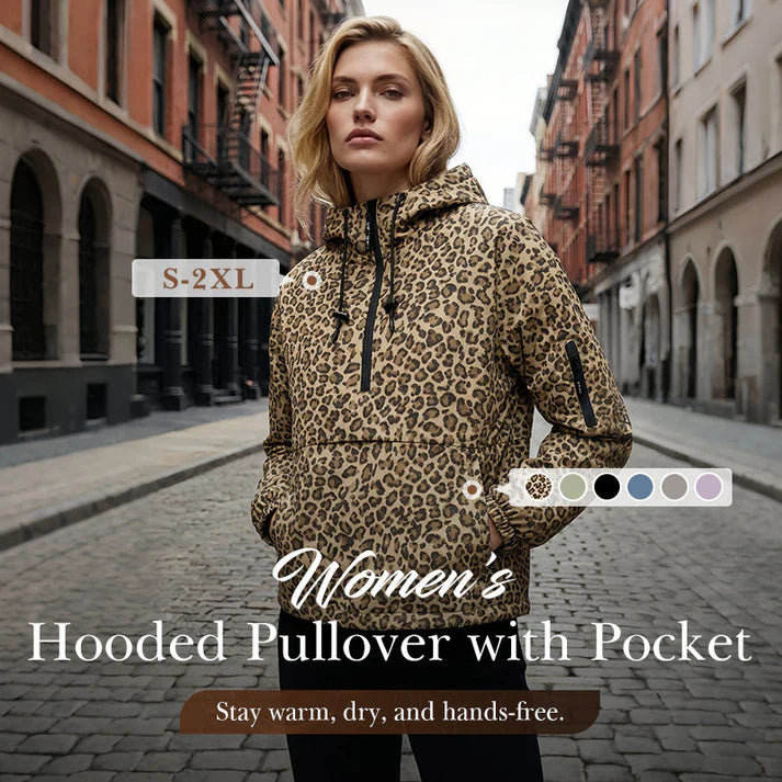 UrbanRoar – Stylish Leopard Print Hooded Sweatshirt