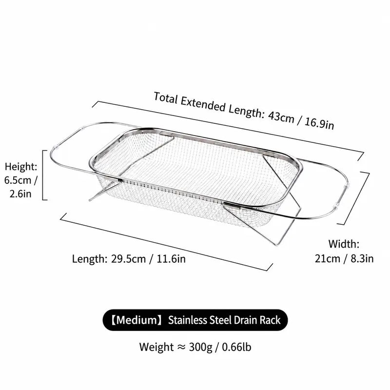 SinkMate – Expandable Over-the-Sink Strainer Basket