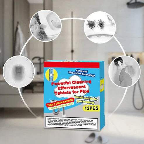 DrainFizz – Effervescent Pipe Cleaning Tablets