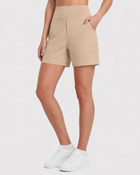 FlexEllea – High-Waisted Athletic Bermuda Shorts