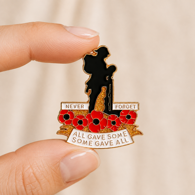 HonorVanta – Red Poppy 111th Anniversary Remembrance Brooch