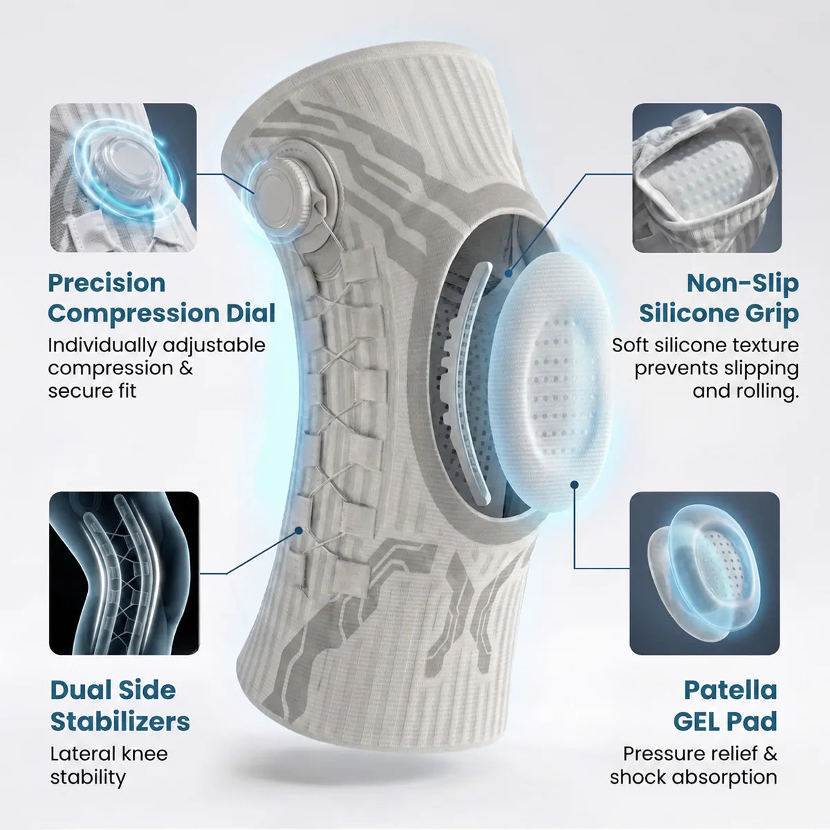 KneeGuard – Adjustable Knee Support Sleeve