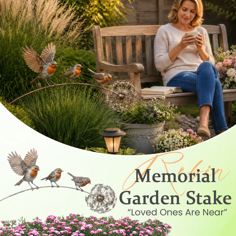 RobinGrace – Memorial Robin Garden Tribute Ornament