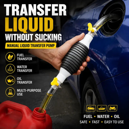 TransferEase – Manual Liquid Transfer Siphon Pump Kit