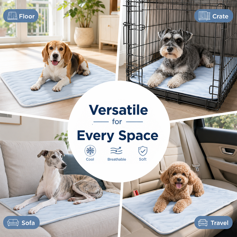 BreezeNest – Cooling Pet Comfort Mat