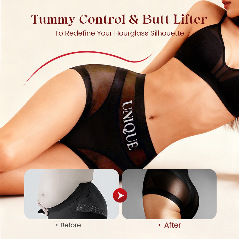 CurveEase – High-Waisted Tummy Control Boyshorts