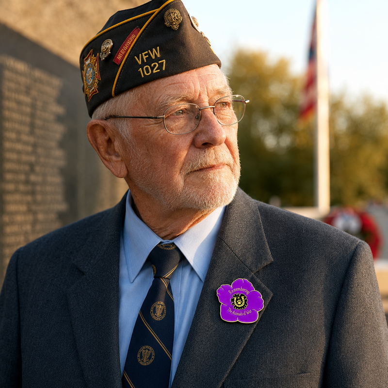 AnimalHeroes – The Animals Of War Remembrance Brooch