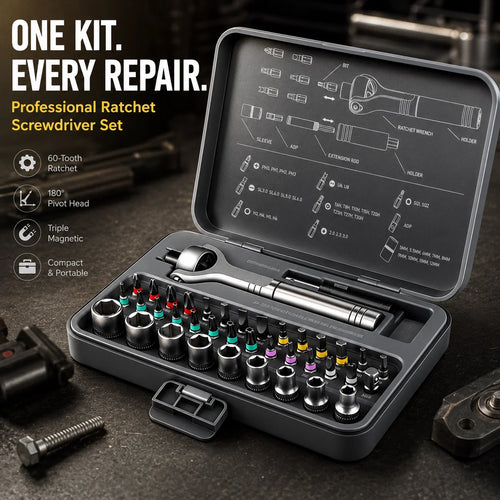 TorquePro | 40-in-1 Ratchet Screwdriver Set