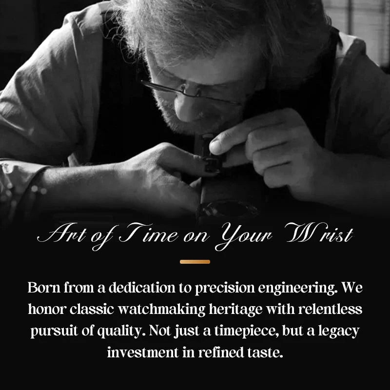 PrestigeHour – Men's Classic Waterproof Wristwatch