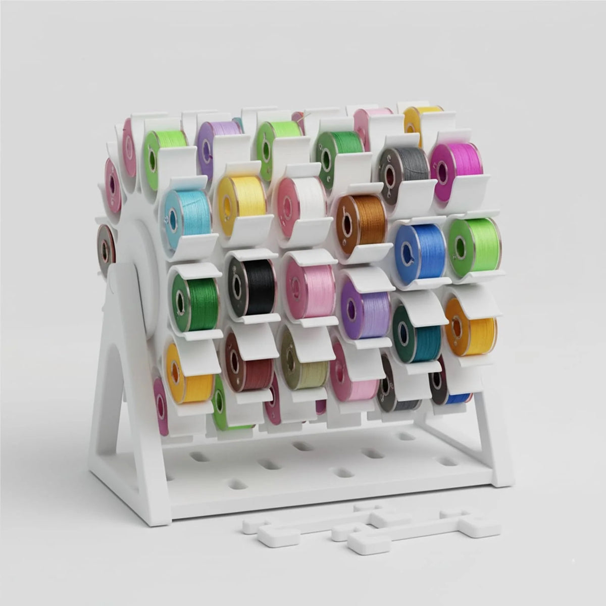 ThreadEase – Rotating Bobbin Thread Organizer
