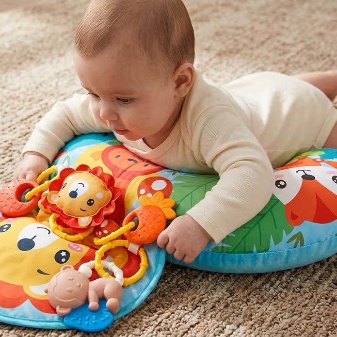 TummyBloom – Baby Tummy Time Play Mat & Pillow Set