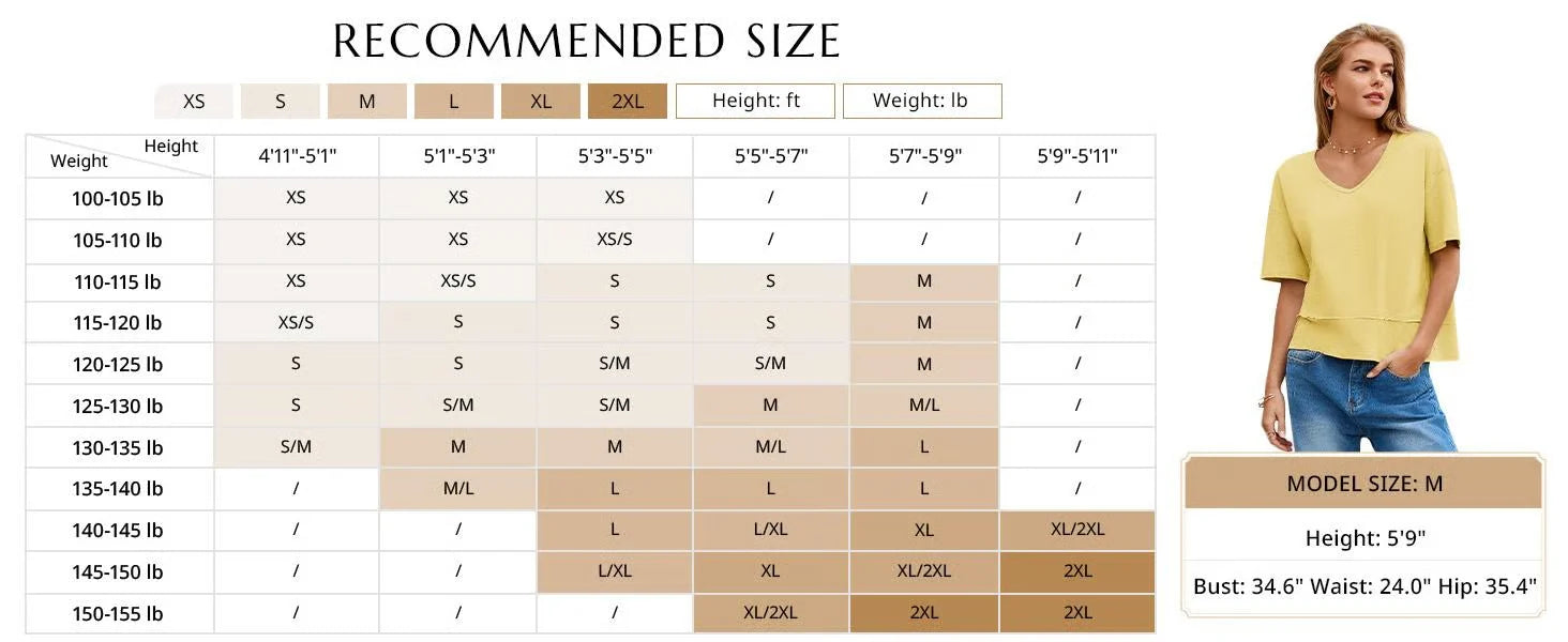 SummerEase – V-Neck Flowy Tee