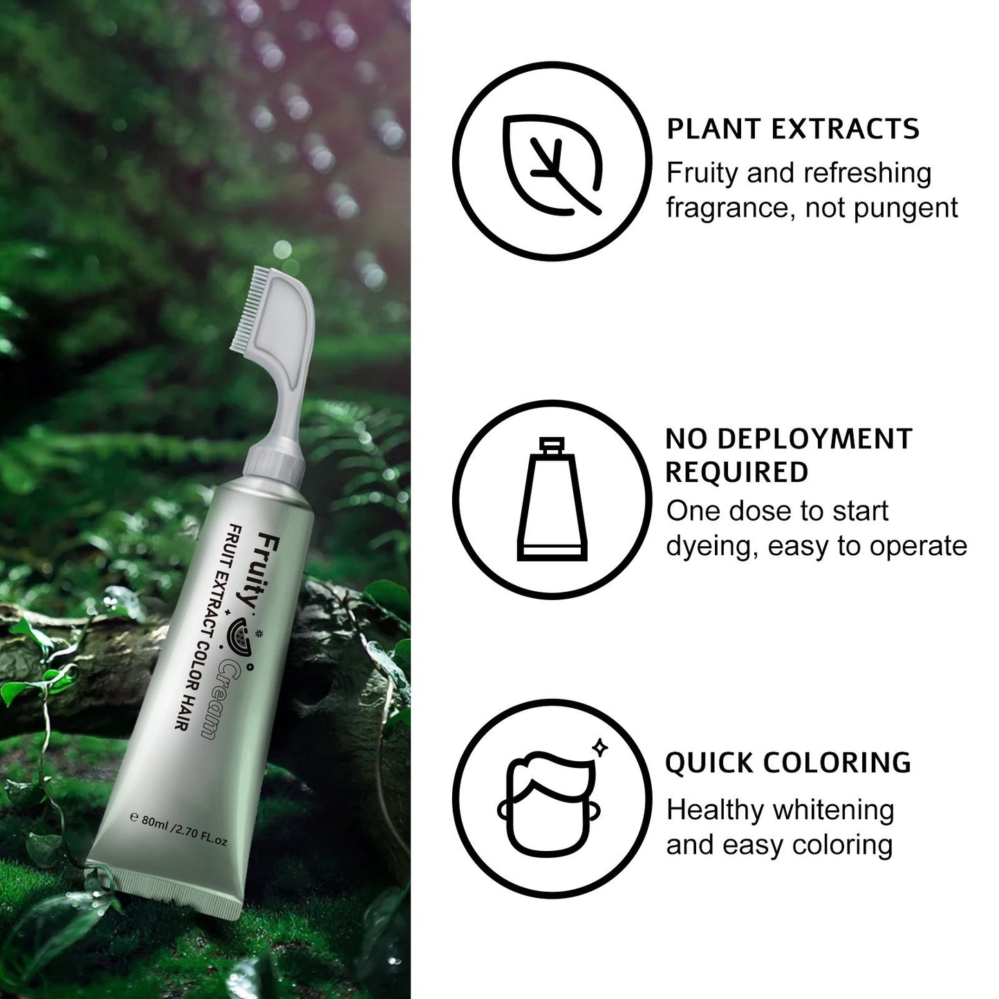 🌿Plant Extract Hair Dye Essence