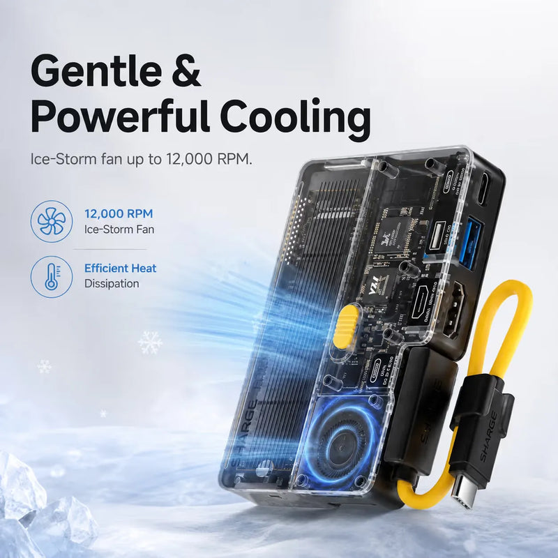 FrostDock – Active Compact  Cooling USB-C SSD Hub